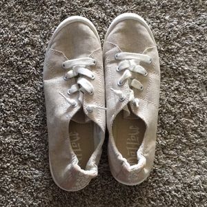 Slid on sneakers
